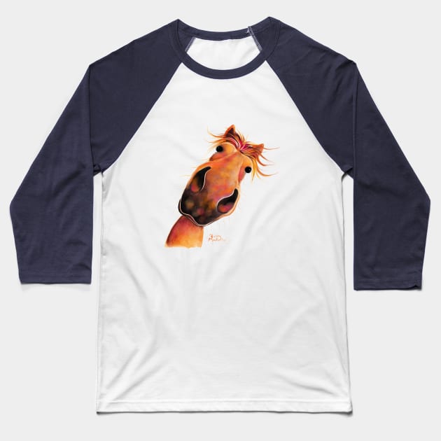 HaPPY HoRSe ' MaX ' BY SHiRLeY MacARTHuR Baseball T-Shirt by ShirleyMac